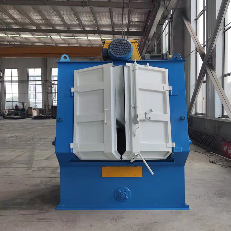 Test run yeQ3210 crawler shot blasting machine