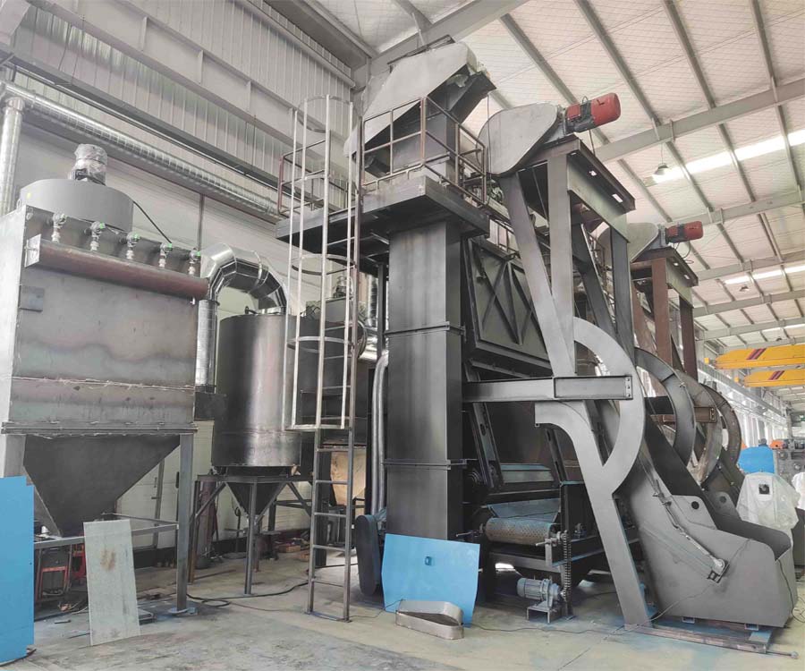 Kugadzirwa kwe28GN simbi track shot blasting machine kwapera